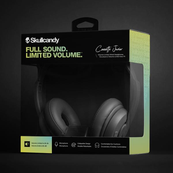 Skullcandy CASETTE JUNIOR  WIRED OVER -EAR BLACK