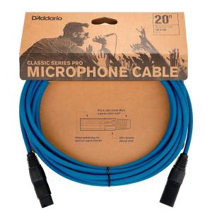 DADDARIO PW-CPMIC-20BU 20FT CLS PRO MICROPHONE CBL BLUE